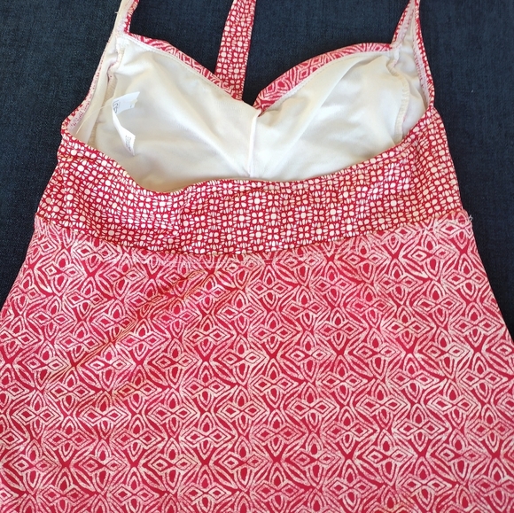 Ann Taylor Loft Beach Side Tie Halter 2PC Tankini Set Swimsuit Top M Bottom S - Picture 5 of 10